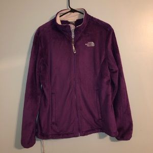 The North Face Osito Jacket/neck warmer- Purple